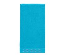 Sancarlos Taupes Serviette, 100% Coton éponge, Bleu, Douche