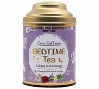 Sancha Tea Boutique de thé sans caféine, 25 sachets de thé pyramidaux, pour soulager le stress et un bon sommeil, mélange de vraies fleurs de vanille, lavande, rose et camomille, thé du sommeil