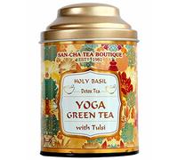 Sancha Tea Boutique, Tulsi Thé Vert, Thé de Yoga, Augmentation de l'Immunité (100 x 3 tasses), 100% Rainforest Alliance Certifié Thé Vert Immunité Tulsi Tea Detox