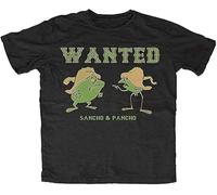 Sancho Und Pancho T Shirt Mens Summer Fashion Tee Shirt, Kult Fun Frsche Frog Old SchoolBlack Manches Courtes(Medium)
