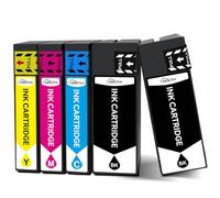 SANCTink Compatible pour 34XL Compatible avec Epson 34 XL 34XL Cartouche pour Epson Workforce Pro WF-3725 WF-3720 WF-3725DWF WF-3720DWF WF3725 WF3720 (2 Noir, 1 Cyan, 1 Magenta, 1 Jaune)