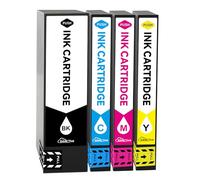 SANCTink Compatible pour 408L Haute capacité Compatibles pour Epson 408 L 408L 408-L, BK-2200/CMY-1700 Pages, Compatible avec Workforce Pro WF-C4310DW WF-C4810DTWF WF-C4310 WF-C4810