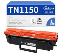 SANCTink TN-1150 TN1150 Cartouche de toner de rechange compatible avec Brother TN-1150 TN1150 pour Brother HL-L1240W HL-1242W HL-1242WXL DCP-L1640W DCP-L1642W DCP-L1642WXL DCP-L1660W (1 - Contenu :