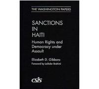 Sanctions in Haiti, The Washington Papers Elizabeth D. Gibbons (Auteur)