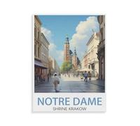 Sanctuaire Notre-Dame Cracovie,1000 Pièces Puzzles Jeu De Famille Jouet Jeu Éducatif Anti-Stress Défi Difficile Puzzle pour Enfants(75x50cm)-N44