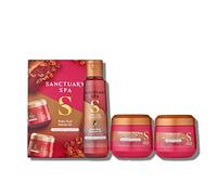 Sanctuary Spa Ruby Oud Kit de démarrage, beauté végétalienne, cadeau pour femme, cadeau pour elle, coffret cadeau pour femme, ensemble corps et bain