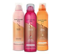 Sanctuary Spa Shower Burst Trio | Signature | Ruby Oud | Ensemble douche douche Lily and Rose | 3 x 200 ml | Sans huile minérale, sans cruauté envers les animaux et végétalien