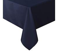 sancua Nappe rectangulaire - 228 x 490 cm - Résistante à l'eau - Lavable - En polyester - Tissu décoratif pour table à manger, buffets et camping, bleu marine