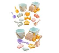 Sand Castle Building Kit - Funny Portable Outdoor Playset With Shovels