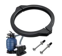 Sand Filter Clamp, System Parts Replacement, 7.16x8.15x6 Inches Precision Valve Assembly, Reliable Filtration Connector for Spa Garden Lawn Backyard and Outdoor Water Equipment Setup