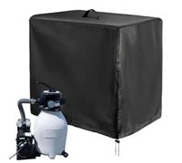 Sand Filter Pump Cover, Waterproof Pool Equipment Protector, 24.41x28.35 inches, Outdoor Dustproof Cover with Adjustable Drawstring for Swimming Pools, Lawn, Garden, Courtyard