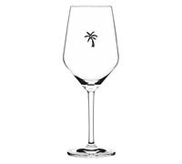 Sand & Soda 9500007 Verre à vin moderne avec motif palmier et coffret cadeau - Fabriqué en Allemagne