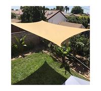 Sand Sun Shade Sail Rectangle Polyester Oxford Tissu Suncreen Autaire Pergola Shade Sails Bloc UV Bloc étanche pour la pelouse de terrasse