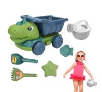 Sand Toys for Kids Safe Dinosaur-Themed Sand Box Set with Dump Truck