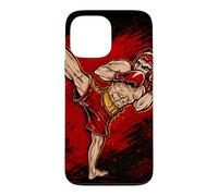 Sanda Side Kick de Boxe Chinoise Coque pour iPhone 13 Pro Max