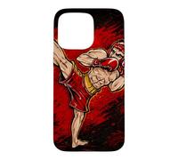 Sanda Side Kick de Boxe Chinoise Coque pour iPhone 15 Pro Max