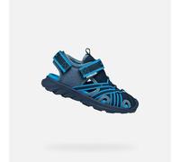 Geox J Sandal Airadyum Bo, Bleu Marine, 25 EU