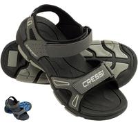 Cressi Sandales d'été Ouvertes Mixte, Noir/Gris, 46