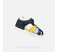 Geox Sandales bébé garçon B Macchia Boy bleu marine/jaune 22 EU