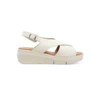 Sandale à Plateforme avec Brides croisées Blanc Laiteux r80420q 36