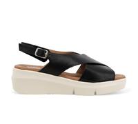 Sandale à Plateforme Noire à Brides croisées r80420q 38