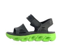 Sandale à Scratch Skechers Solzo - Charbon/Citron vert 27,5