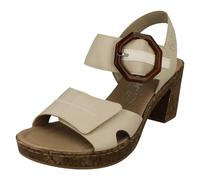 Sandale À Talons Rieker 66876 Pour Femmes Avec Boucle En Similicuir