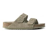 Mules Birkenstock Arizona Cuir Suede Soft Footbed W Vert - 41