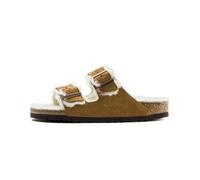 Sandale Birkenstock ARIZONA FUR MINK - Homme - Cuir - Marron - Confortable et Casual 38