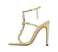 Sandale Blanche Femme Sandales De Trekking Pieds Nus Avec Sangle Réglable 2026 Sandales Compensées Pour Femme D'été Bohème Tendance Strass Été Habillées Décontractées À Enfiler Confortables Et Sexy