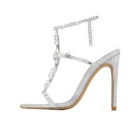 Sandale Blanche Femme Sandales De Trekking Pieds Nus Avec Sangle Réglable 2026 Sandales Compensées Pour Femme D'été Bohème Tendance Strass Été Habillées Décontractées À Enfiler Confortables Et Sexy