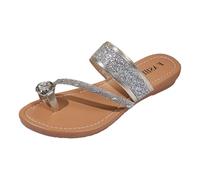 Sandale Blanche Plateforme Bout Ouvert Rome Chaussures Vintage Pantoufles Sandales Plates Pour Femme Été Confortable Chaussures Chic Et Mules Pied Tong Compensee La Plage L'extérieur Sandales Femme