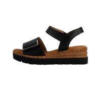 Gabor, 42.700 Foulardcalf, Femme Sandale noir lisse EU39 UK6-39 EU