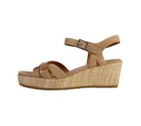 Sandale Compensée Cuir Emilie Karston Esabel - Beige 36
