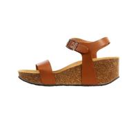 Sandale Compensée Cuir Plakton So Kiss - Marron 36