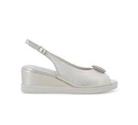 Sandale compensée en Platine avec Accessoire Bijou r80432q 38