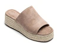 Sandale compensée femme, style simple, casual, mode quotidienne Une façon simple et élégante de créer une belle assiette, une belle assiette avec un design moderne et un look moderne. Apporte non seul