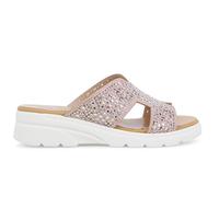 Sandale compensée Rose à Strass r80232q 36
