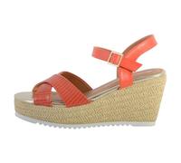 Sandale Compensée The Divine Factory QL4350 - Corail 39