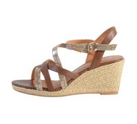 Sandale Compensée The Divine Factory QL4354 - Camel 41