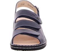 Sandale confortable Finn Comfort Saloniki, Femme, Bluette, Bleu, Cuir, NOUVEAU - Sandale femme confortable / semelle orthopédique, Bleu