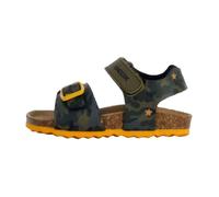 Sandale cuir enfant Geox Chalki - Sage-Ochre jaune 21