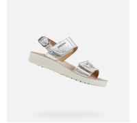 Sandale cuir enfant Geox Costarei - Argent 27