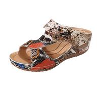 Sandale Cuir Femme Sandales De Trekking Pieds s avec Sangle Réglable Sandales Femmes Plates Été Bohème Strass Fleurs Cuir PU Tgs Cfortable Bout Ouvert pour Filles Taille