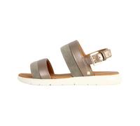 Sandale Cuir Geox Dandara Geobuck Suede - Beige/Sage 38