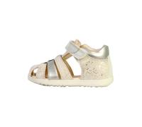 Sandale Cuir Geox Macchia B254VA - Blanc/Argent 23
