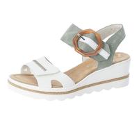Sandale Cuir Rieker Kaukakus - Blanc Combinaison 39