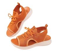 Sandale De Randonnée Femme Marche Confort Plateforme Chaussures De Vacances Antidérapantes Respirantes Tong Bout Ouvert Vintage Claquette Femmes Légères Compensées Premium