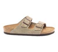 Sandale en suède beige - BIRKENSTOCK - Arizona - Boucle de serrage - Semelle caoutchouc - 100% cuir 37