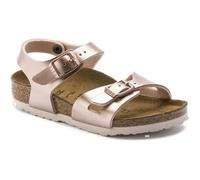 Sandale enfant Birkenstock RIO ELECTRIC METALLIC Cadet - Rose - Ref. BK1012520 26